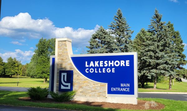 Lakeshore College Sign
