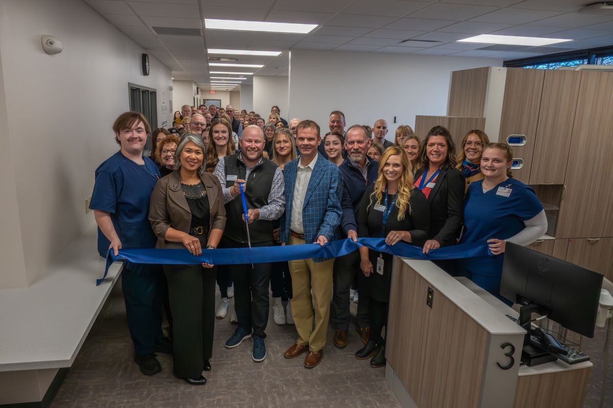Representatives of Lakeshore College, along with guests, celebrated the opening of the college’s new $1.8M Dental Clinic on November 17. The space will prepare Lakeshore College students entering the workforce in dental-related fields. Photo courtesy of Lakeshore College