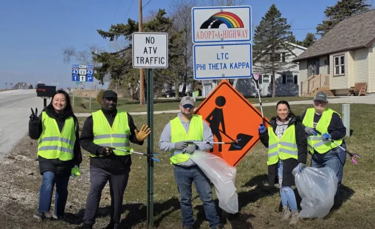 Lakeshore College students participating in a student organization