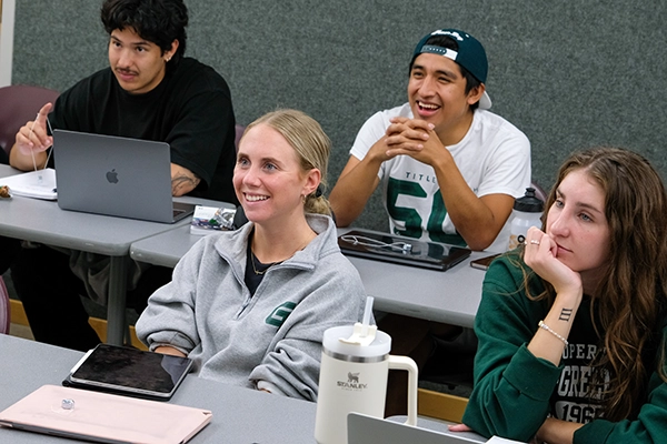Students in lecture.